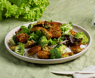 Photo du plat Croustillants de légumes et falafels assortis